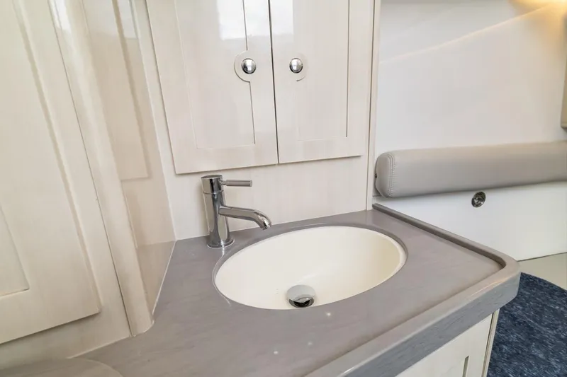 Slide: The Image of Luxury bathroom sink in 2023 HCB 53 Sueños yacht, featuring sleek design and modern fixtures. - 61