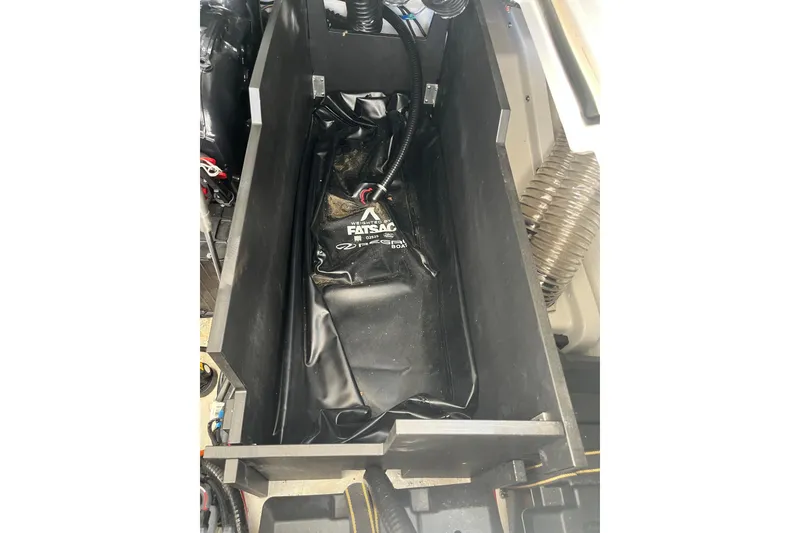 Slide: The Image of 2024 Regal LS9 Surf boat ballast system with FatSac for enhanced wake performance. - 24