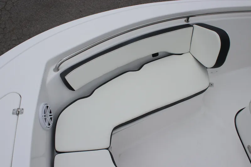 Slide: The Image of 2026 Tidewater 198 CC Adventure boat with Yamaha engine on trailer, parked outdoors. - 16