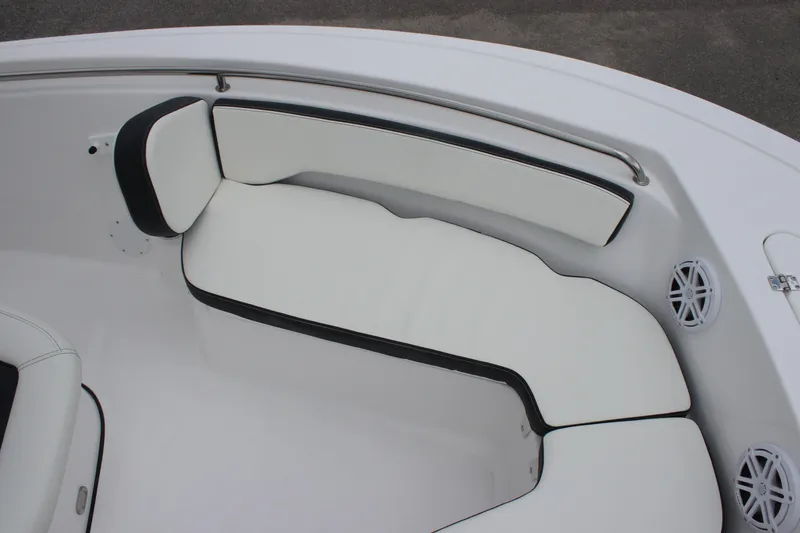 Slide: The Image of 2026 Tidewater 198 CC Adventure boat with swim platform and ladder. - 17