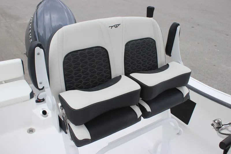 Slide: The Image of Open storage compartment on 2026 Tidewater 198 CC Adventure boat. - 18