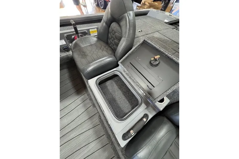 Slide: The Image of Interior of 2026 Vexus AVX 1980 boat with seating and storage compartments. - 16
