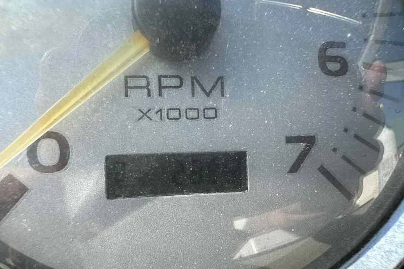 Slide: The Image of Close-up of RPM gauge from 2003 Rinker Fiesta Vee 290 boat. - 31