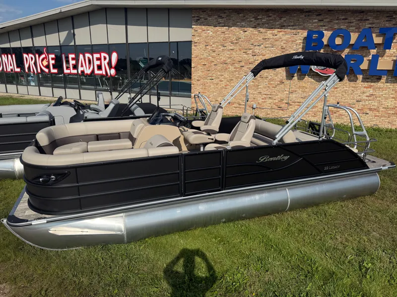 Slide: The Image of Bentley Pontoons Legacy 115HP Swingback Pontoon 2026 - 43