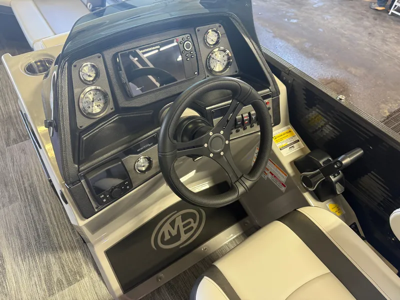 Slide: The Image of Montego Bay 8522 Quad Lounger BR Deluxe Pontoon & Honda 4-Stroke EFI 2026 - 14