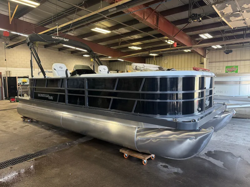 Slide: The Image of Montego Bay 8522 Quad Lounger BR Deluxe Pontoon & Honda 4-Stroke EFI 2026 - 40