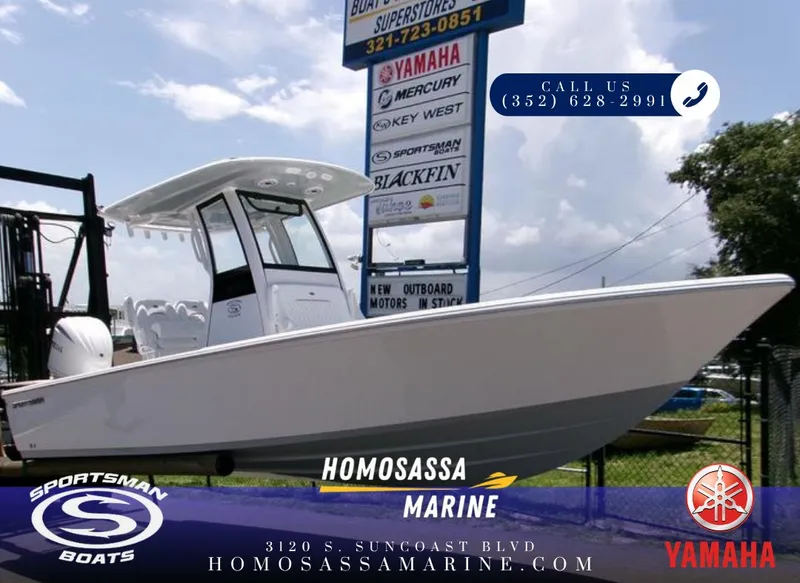 Slide: The Image of Sportsman Masters 247OE Bay Boat 2025 - 1