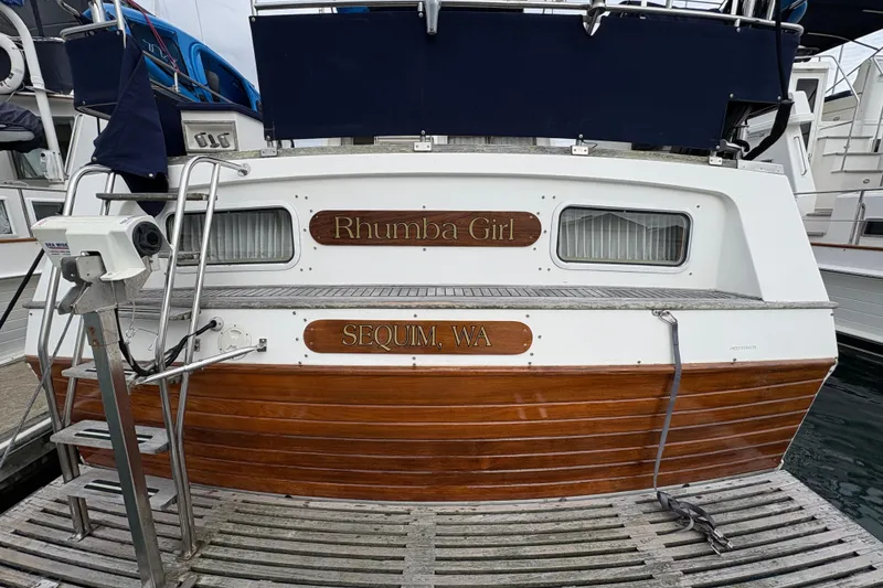 Slide: The Image of 1995 Grand Banks 42 Motoryacht "Rhumba Girl" docked in Sequim, WA. - 16