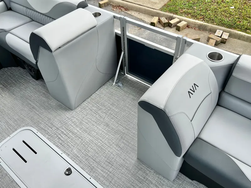 Slide: The Image of Avalon Venture 85 25' Rear Fish Triple-Toon - IN STOCK 2026 - 12