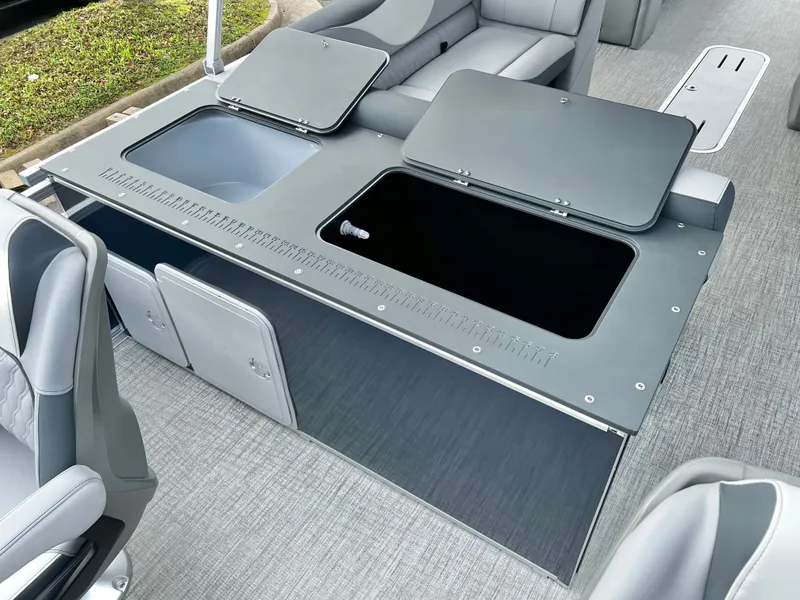 Slide: The Image of Avalon Venture 85 25' Rear Fish Triple-Toon - IN STOCK 2026 - 22