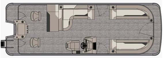 Slide: The Image of Avalon Venture 85 25' Rear Fish Triple-Toon - IN STOCK 2026 - 3