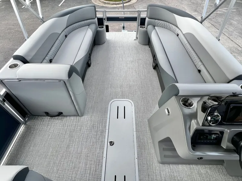 Slide: The Image of Avalon Venture 85 25' Rear Fish Triple-Toon - IN STOCK 2026 - 30