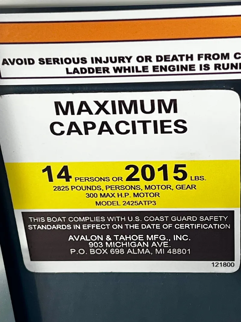 Slide: The Image of Avalon Venture 85 25' Rear Fish Triple-Toon - IN STOCK 2026 - 34