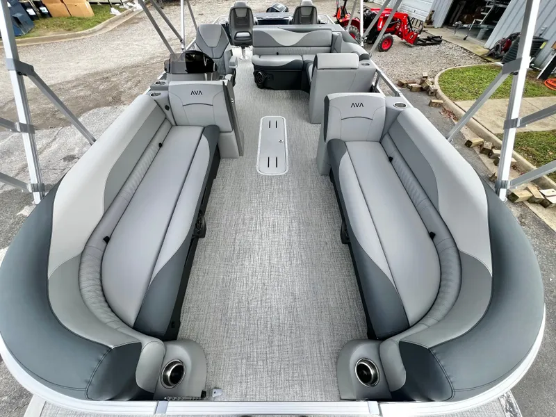 Slide: The Image of Avalon Venture 85 25' Rear Fish Triple-Toon - IN STOCK 2026 - 8