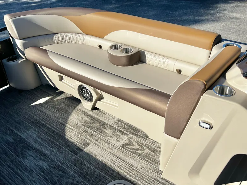 Slide: The Image of Avalon Venture 85 25' Quad Lounge Triple-Toon - IN STOCK 2026 - 25