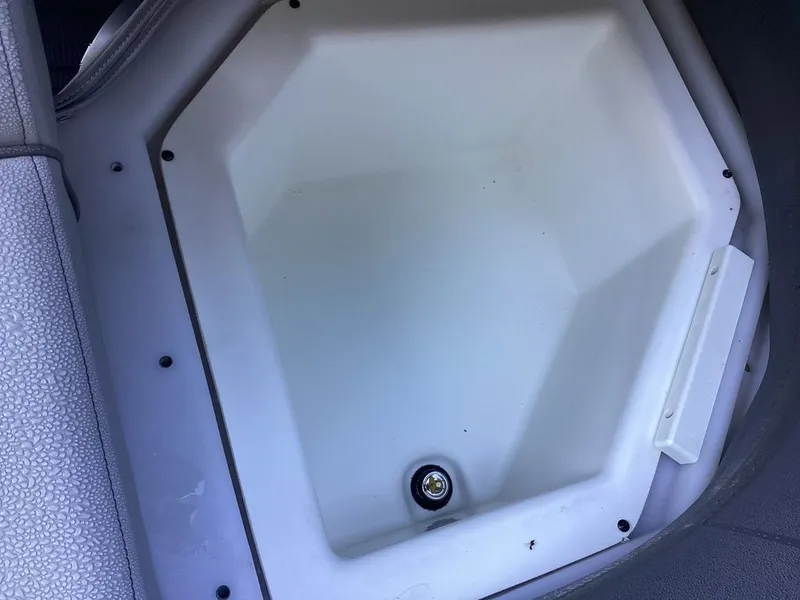 Slide: The Image of Interior of SunCatcher Fusion 324SS 2026 boat. - 21