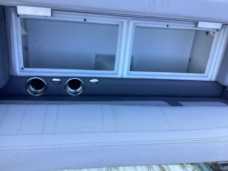 Slide: The Image of Interior of SunCatcher Fusion 324SS 2026 with cup holders. - 23