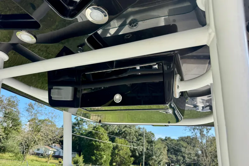 Slide: The Image of 2017 Crevalle 26 Bay boat T-top with integrated lighting and wiring. - 13