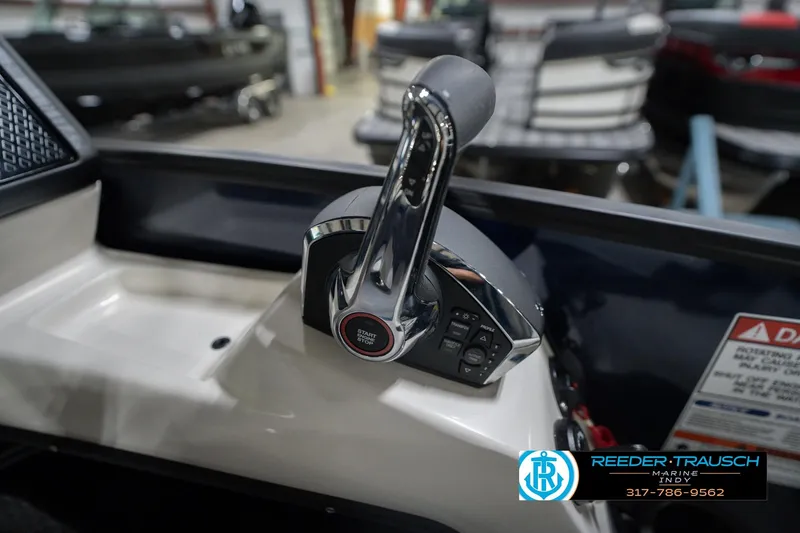 Slide: The Image of Control panel of 2026 Bennington 24 MCSB boat with start/stop button. - 45