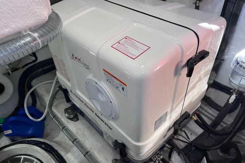 Slide: The Image of Engine room of 2024 Galeon 425 HTS with Fischer Panda generator. - 36