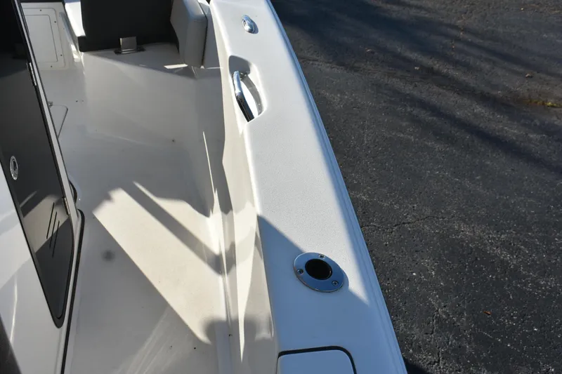 Slide: The Image of 2025 Sea Pro 245FLX Sandbar boat interior, featuring sleek design and modern fittings. - 14