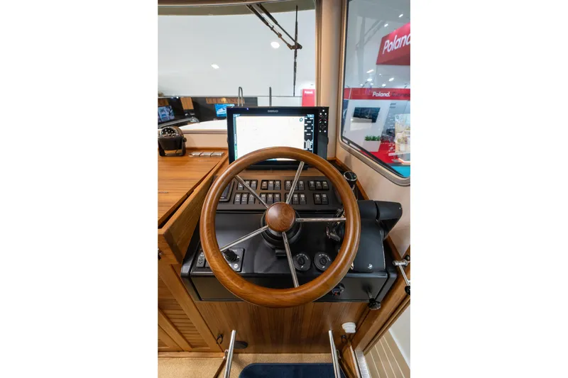 Slide: The Image of Open storage compartment on 2026 Targa 27.2 boat, featuring sleek design and functionality. - 20