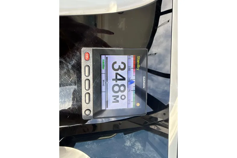 Slide: The Image of Control panel for Jabsco searchlight on 2009 Formula 40 Performance Cruiser. - 27