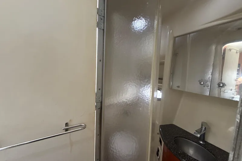 Slide: The Image of Shower area in 2009 Formula 40 Performance Cruiser yacht bathroom. - 44