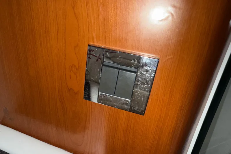 Slide: The Image of Electrical outlet on 2009 Formula 40 Performance Cruiser boat interior. - 57