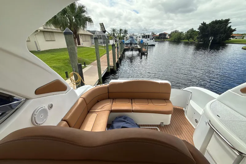 Slide: The Image of 2009 Formula 40 Performance Cruiser helm with modern navigation displays and controls. - 71