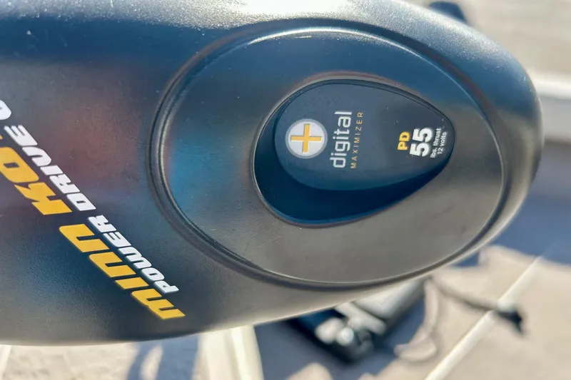 Slide: The Image of Minn Kota PowerDrive trolling motor with digital maximizer, 55 lbs thrust, 12 volts. - 11
