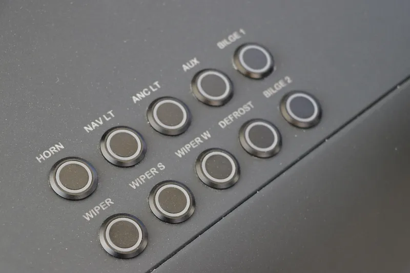 Slide: The Image of Control panel of Nimbus T11 2025 with labeled buttons for various functions. - 36