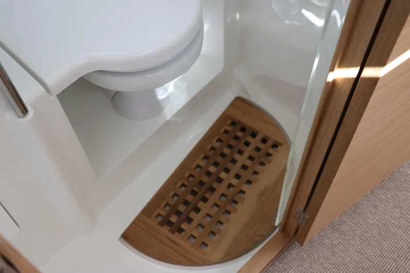 Slide: The Image of Modern bathroom in 2025 Nimbus T11 with wooden accents and sleek design. - 56