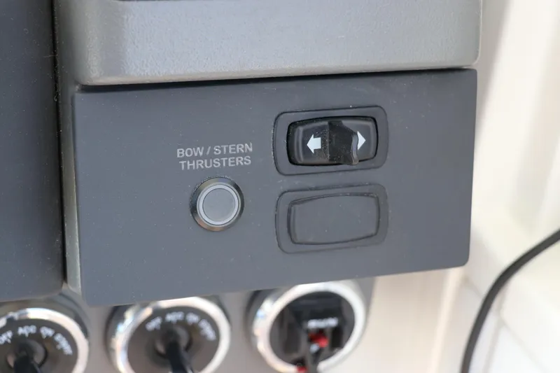 Slide: The Image of Modern wooden interior of 2025 Nimbus T11 boat with stainless steel appliance. - 35