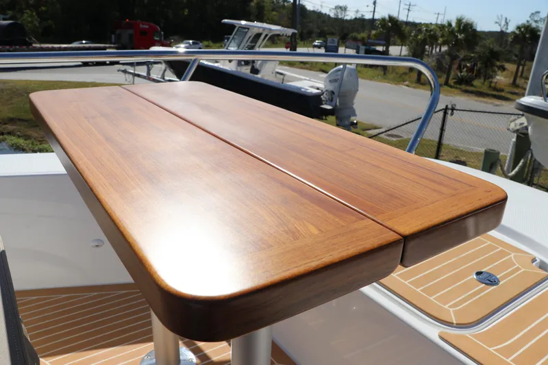 Slide: The Image of Aerial view of Nimbus T11 boat in turquoise waters near a scenic island, 2025 model. - 63