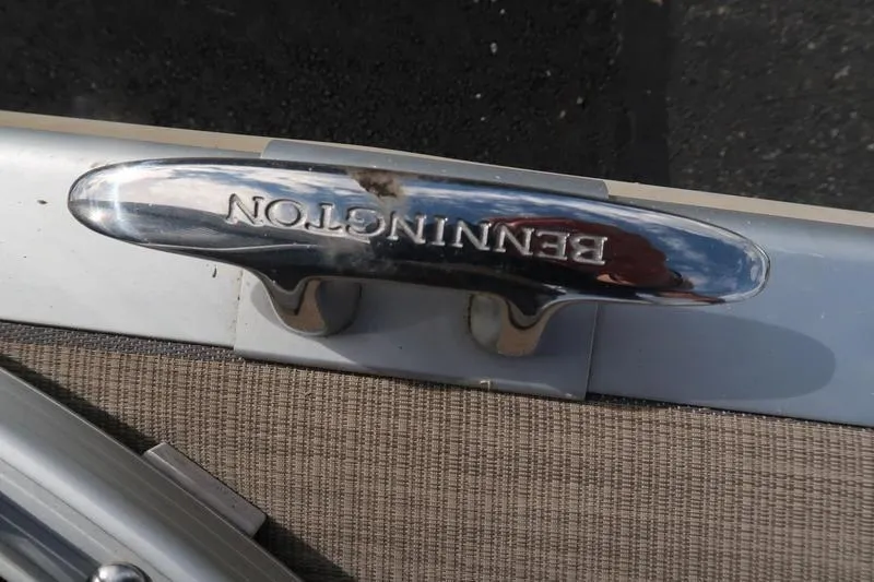 Slide: The Image of Chrome cleat on 2020 Bennington 21 SL boat deck. - 11