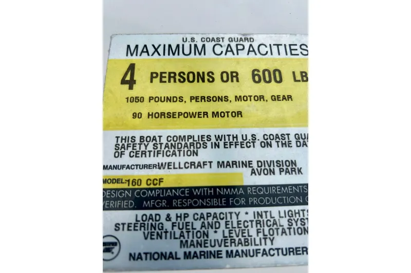 Slide: The Image of Control panel of a 1997 Wellcraft 160 Fisherman boat with various switches. - 14