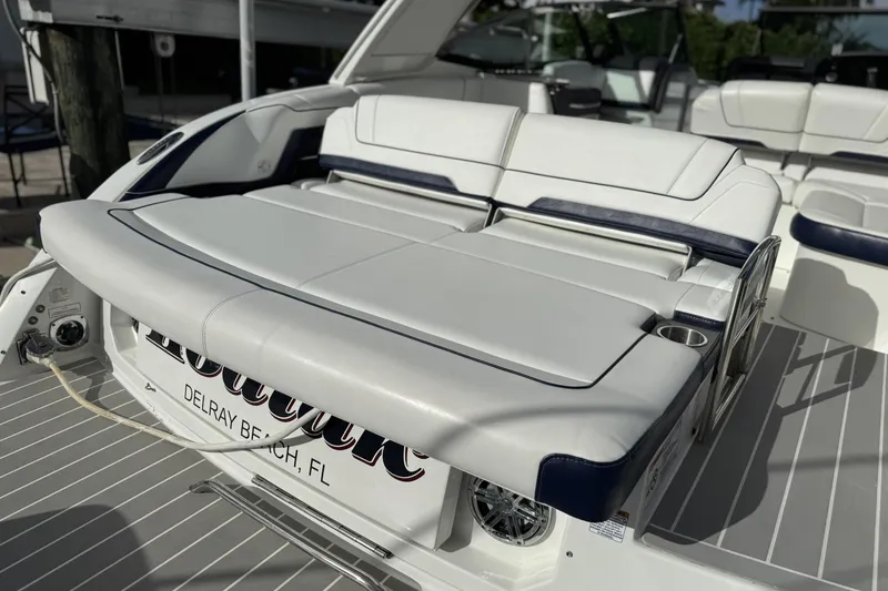 Slide: The Image of 2021 Formula 330 Crossover Bowrider OB with luxurious seating, Delray Beach, FL. - 25