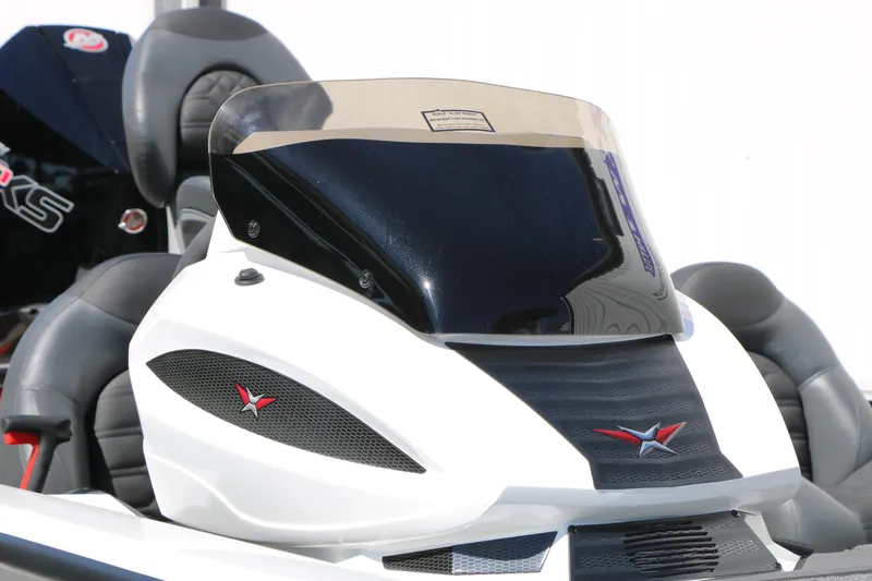 Slide: The Image of 2025 Vexus AVX 2080 boat console with sleek design and comfortable seating. - 13