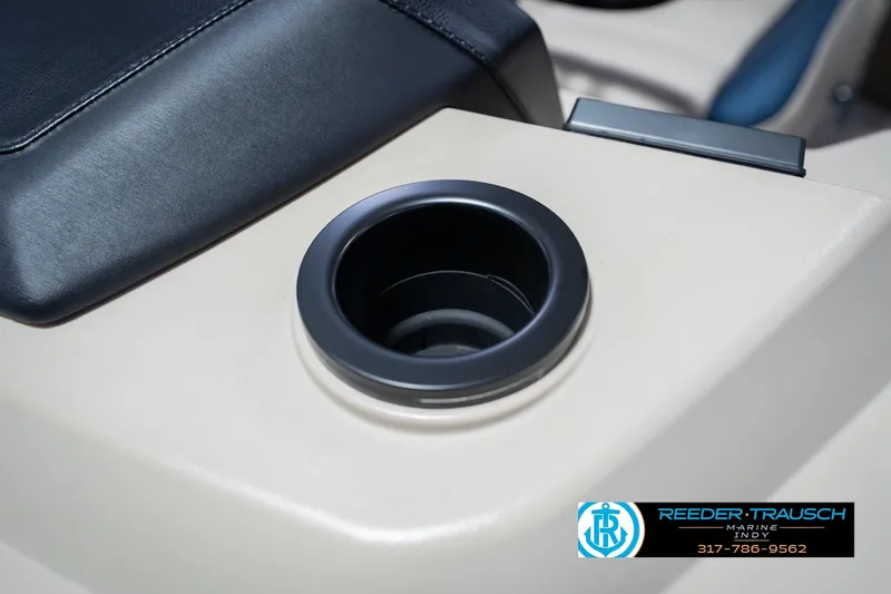 Slide: The Image of Cup holder in 2026 Bennington 168 SLJ boat interior, featuring sleek design. - 44