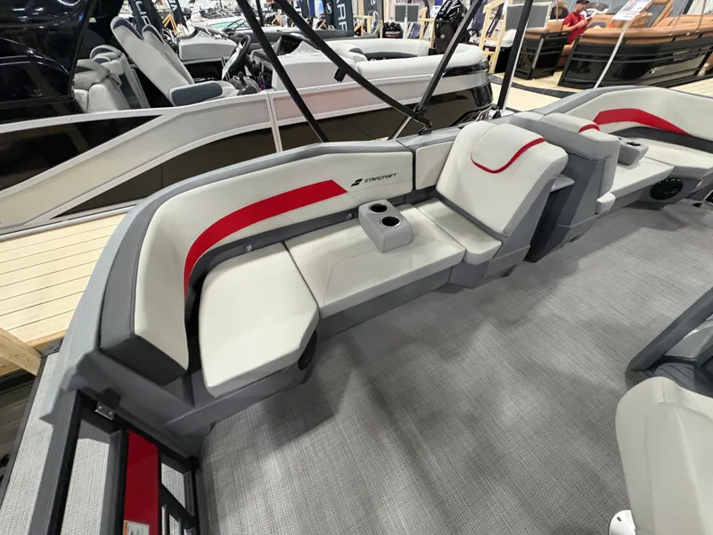 Slide: The Image of Interior of Starcraft GX 18 R boat, model year 2026. - 6
