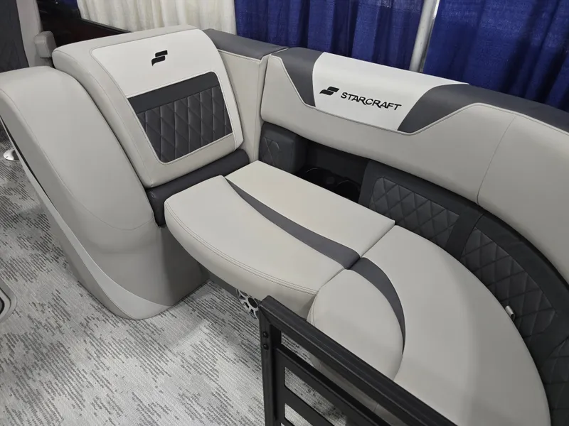 Slide: The Image of Interior of 2026 Starcraft SLS 3 DL with luxurious seating. - 11
