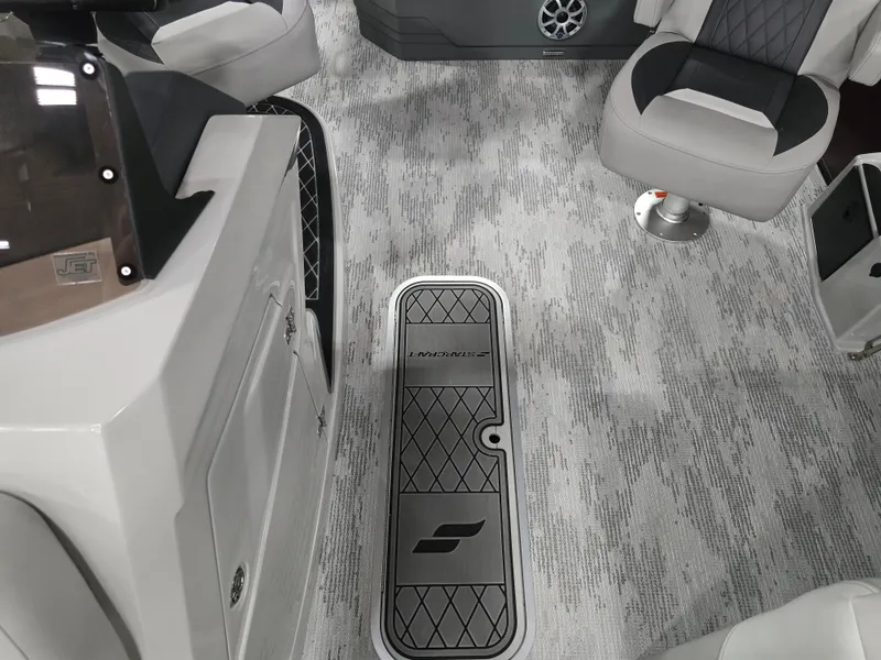 Slide: The Image of Interior of 2026 Starcraft SLS 3 DL with gray carpet flooring. - 13