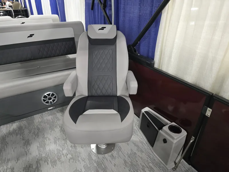 Slide: The Image of Starcraft SLS 3 DL 2026 boat seat with modern design. - 15