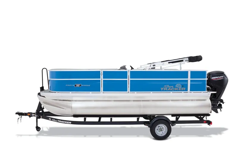 Slide: The Image of Sun Tracker Party Barge 18 DLX 2026 - 26