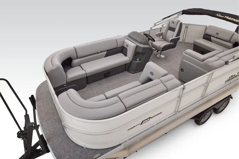 Slide: The Image of Sun Tracker Party Barge 20 DLX 2026 - 18