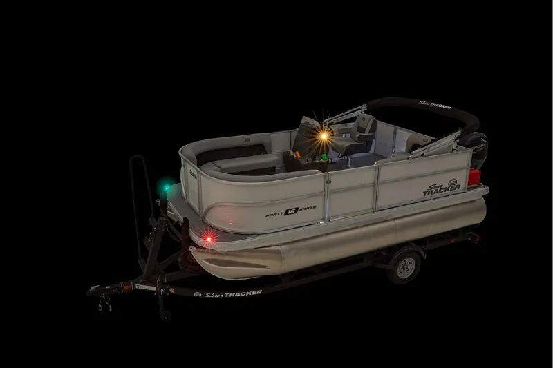 Slide: The Image of Sun Tracker Party Barge 16 DLX 2026 - 48