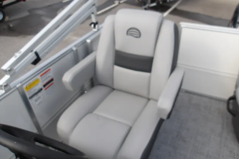 Slide: The Image of Captain's chair on 2026 Sun Tracker Party Barge 16 DLX pontoon boat. - 15
