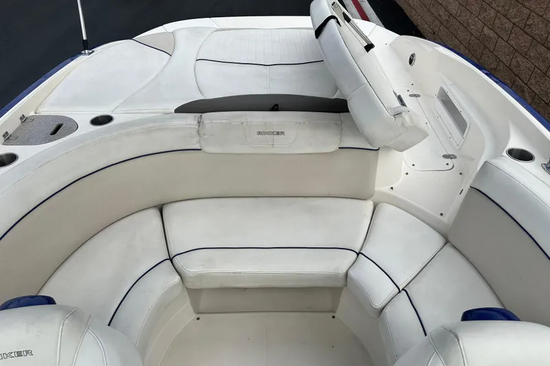 Slide: The Image of Storage compartment in 2006 Rinker 226 Captiva Bowrider boat interior. - 15