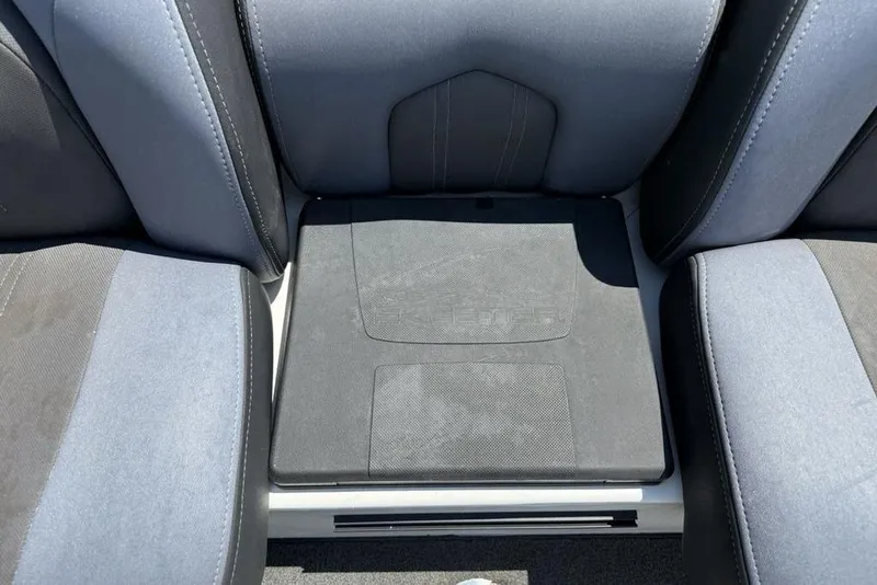 Slide: The Image of 2014 Skeeter FX20 boat dashboard with control panel and foot pedal. - 27